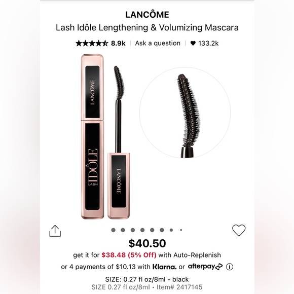 Lancôme mascara combo : Idole mascara + enhancing mascara XL primer - Picture 4 of 5